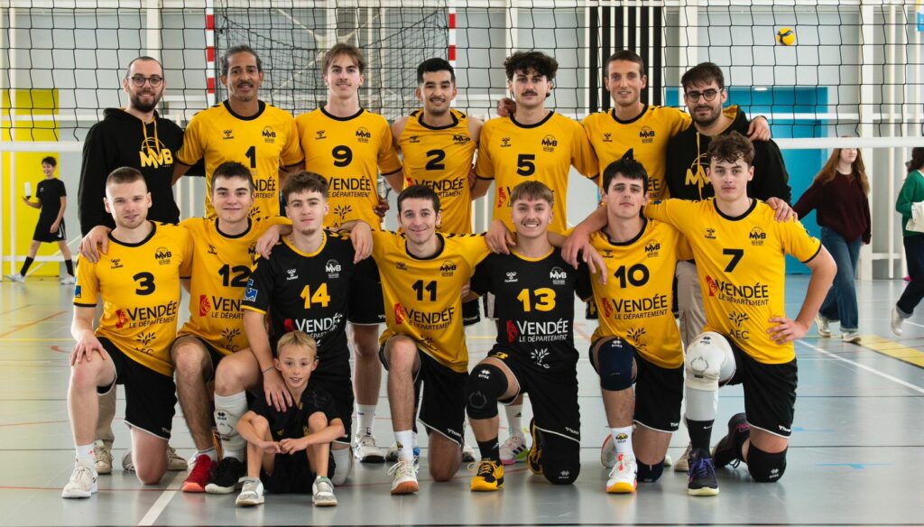 Volleyball. Nationale 3M. Montaigu Volley Boufféré